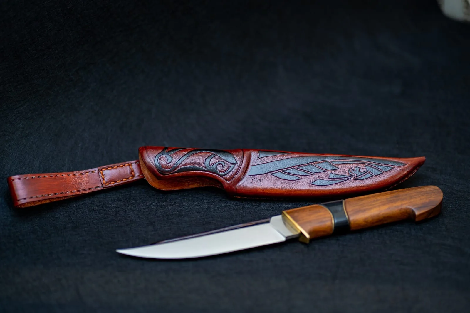 Ridge Runner — M390 Iron wood & buffalo horn
